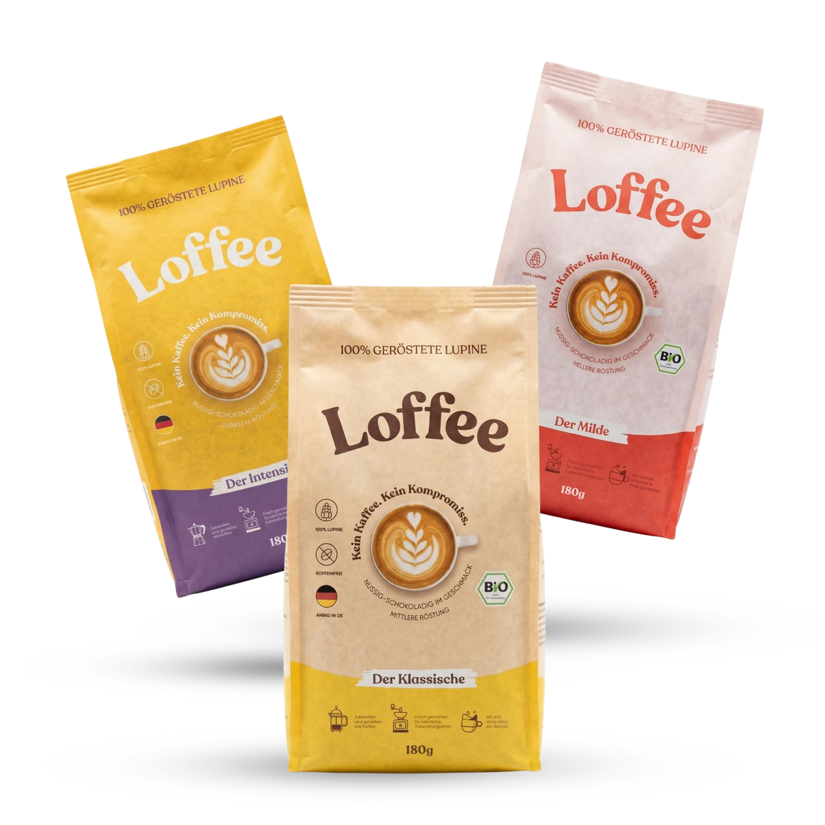 Bio Lupinenkaffee Probierpaket - 3 x 180g