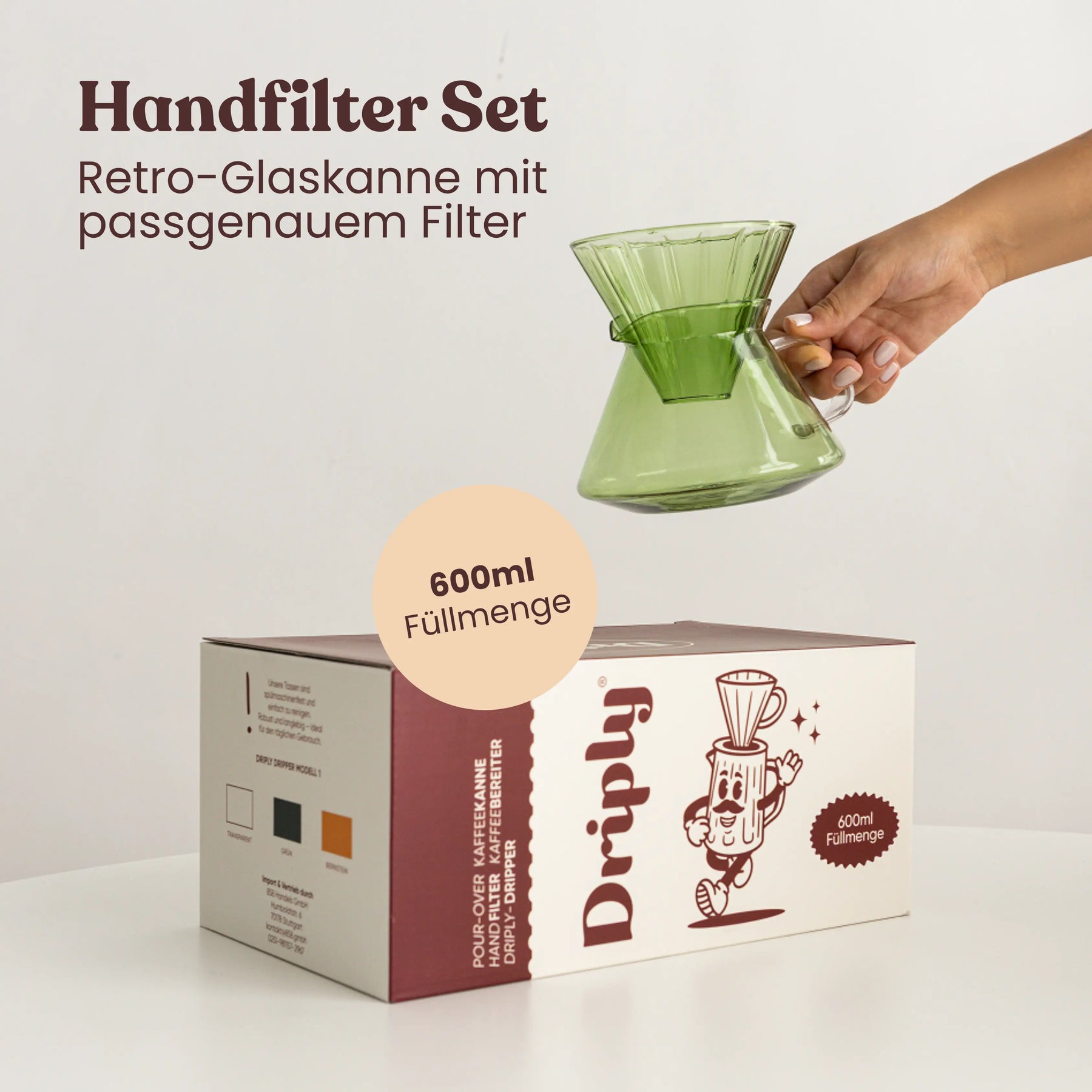 Driply Handfilter Modell 1 | Grün