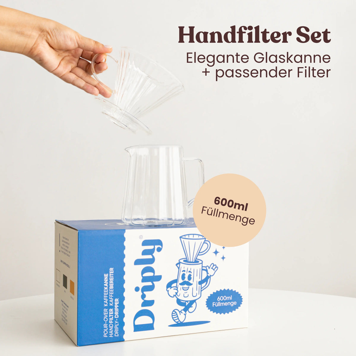 Driply Handfilter Modell 2 | Transparent