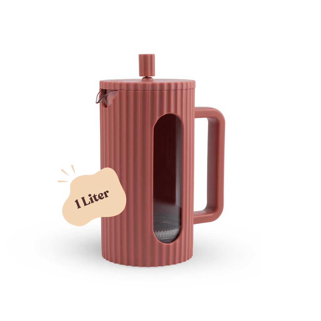 Driply French Press 1L | Terrakotta