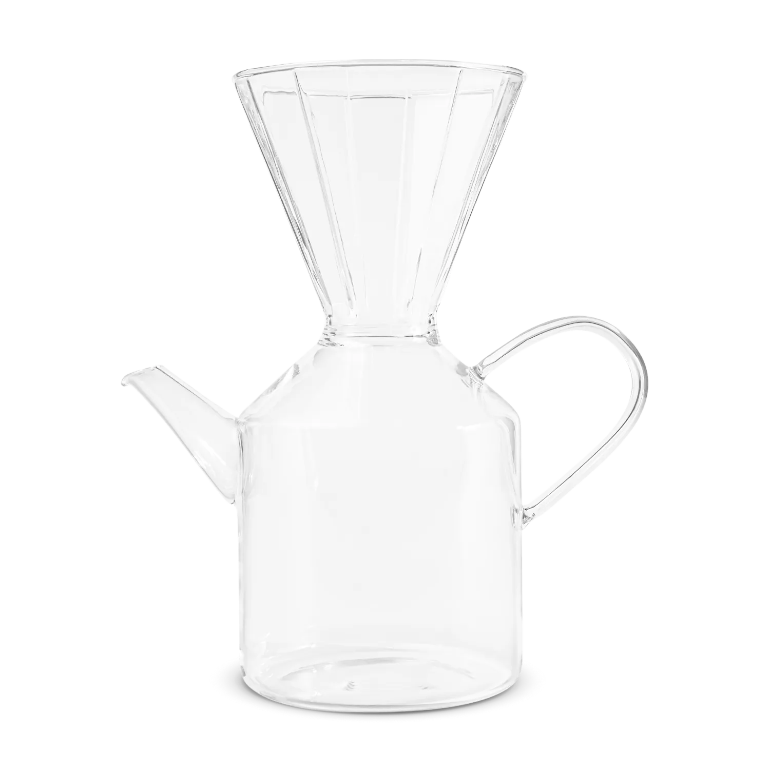 Originale Loffee-Kanne aus Glas | 2-in-1-Design | Inkl. Papierfilter