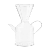 Originale Loffee-Kanne aus Glas | 2-in-1-Design | Inkl. Papierfilter