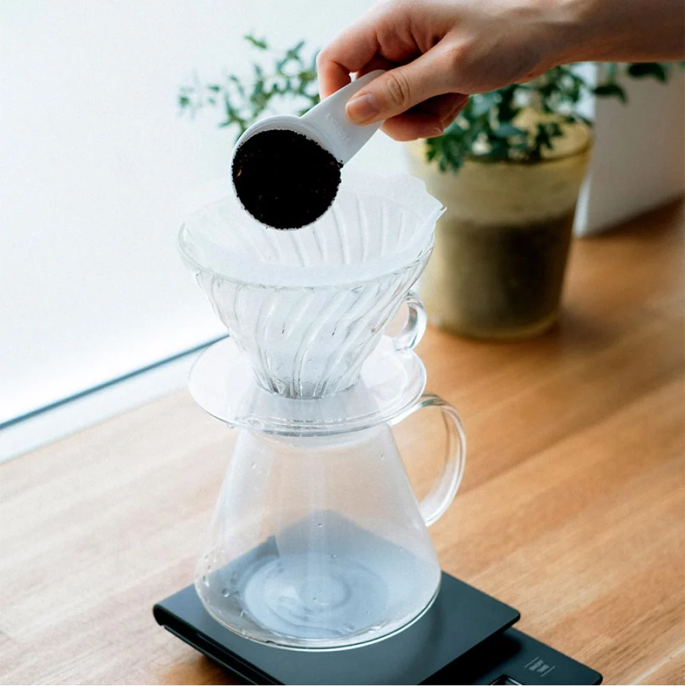 Premium Set Loffee-Zubereitung aus Glas | Hario V60)