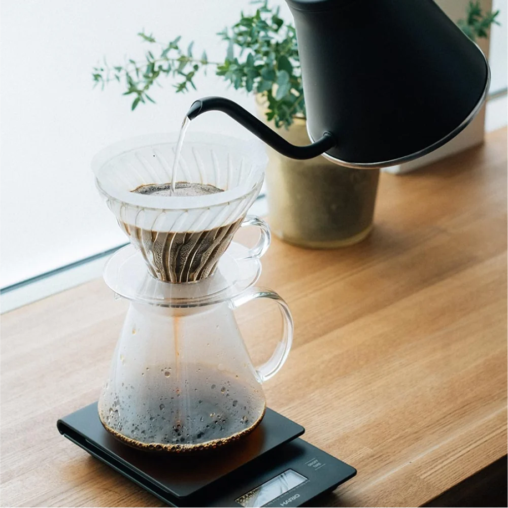 Premium Set Loffee-Zubereitung aus Glas | Hario V60)