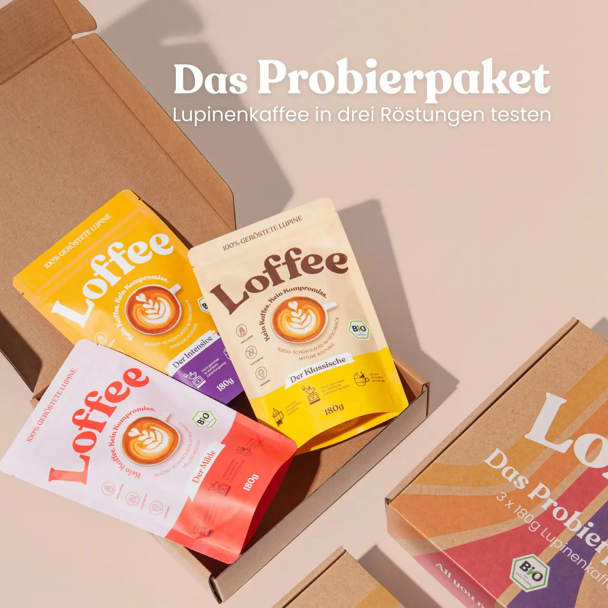 Bio Lupinenkaffee Probierpaket - 3 x 180g