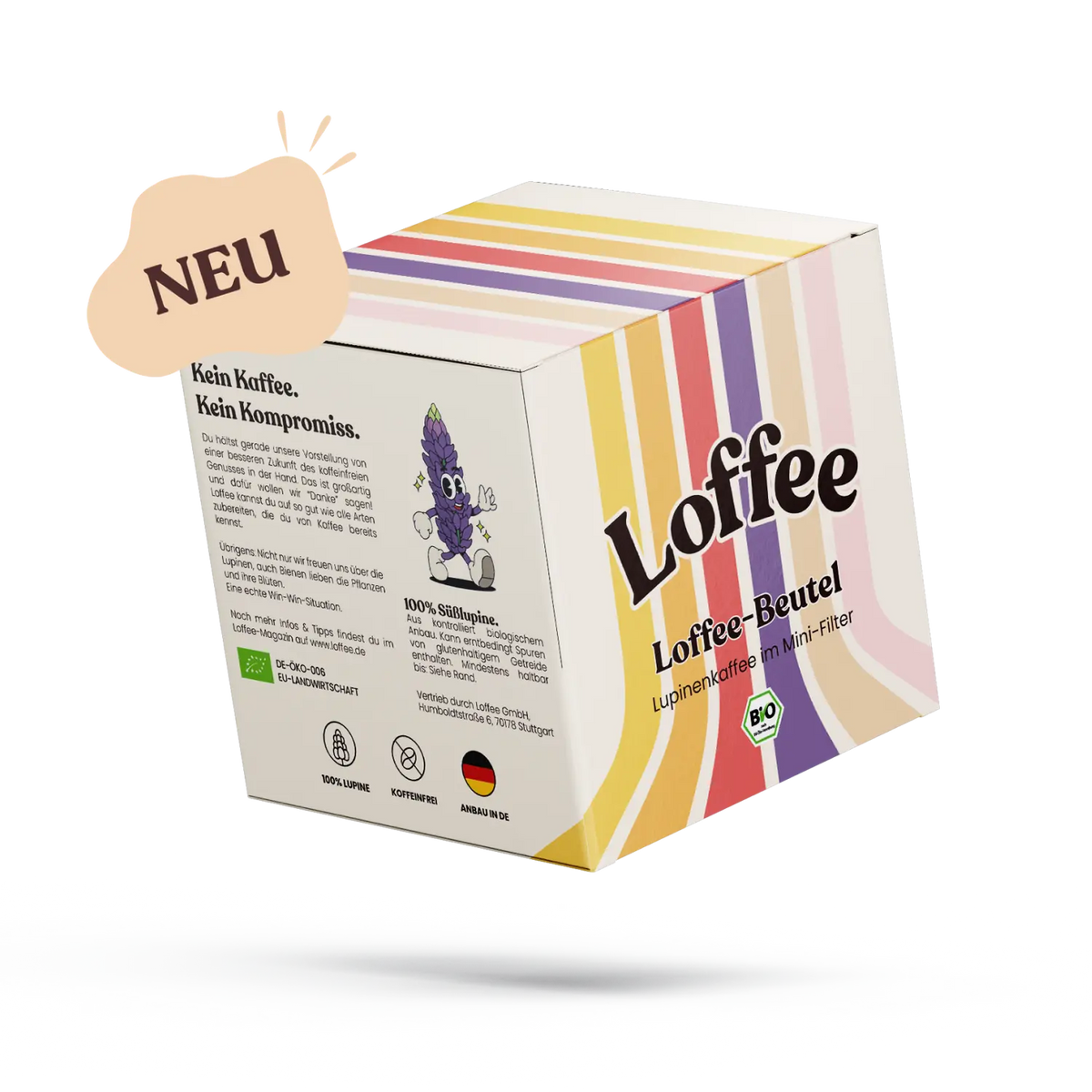 Bio Lupinenkaffee im Minifilter | Perfekt für unterwegs | 15 Portionen