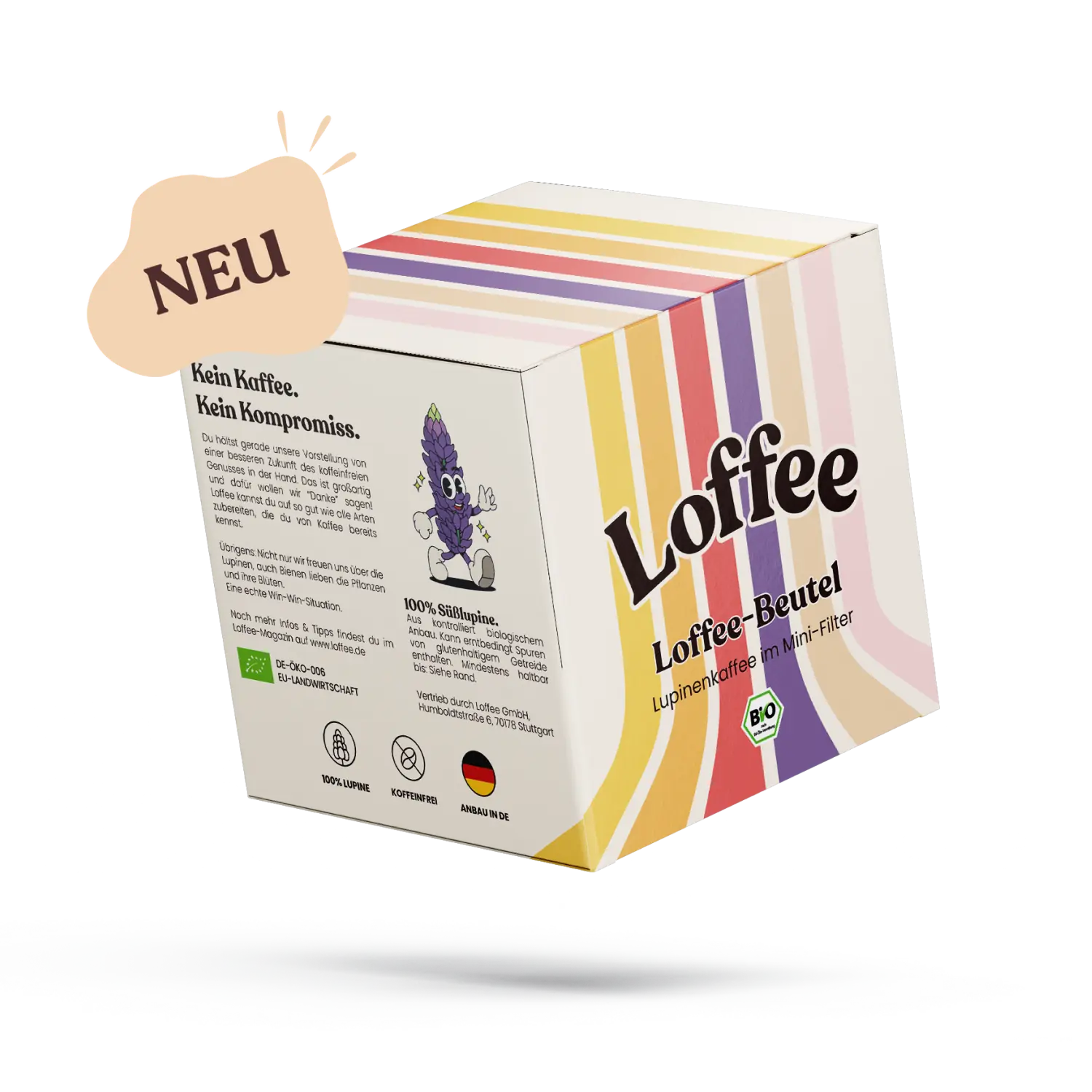 Bio Lupinenkaffee im Minifilter | Perfekt für unterwegs | 15 Portionen