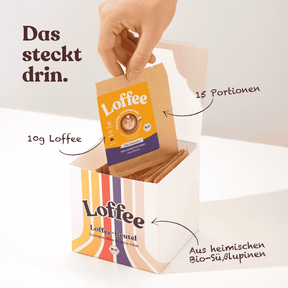 Lupinenkaffee im Minifilter | Perfekt für unterwegs | 15 Portionen