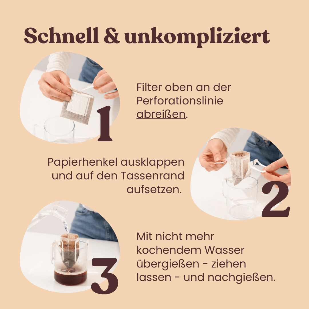 Bio Lupinenkaffee im Minifilter | Perfekt für unterwegs | 15 Portionen