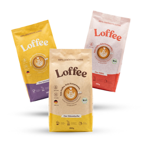 Paquet d'essai de café lupin bio - 3 x 180g