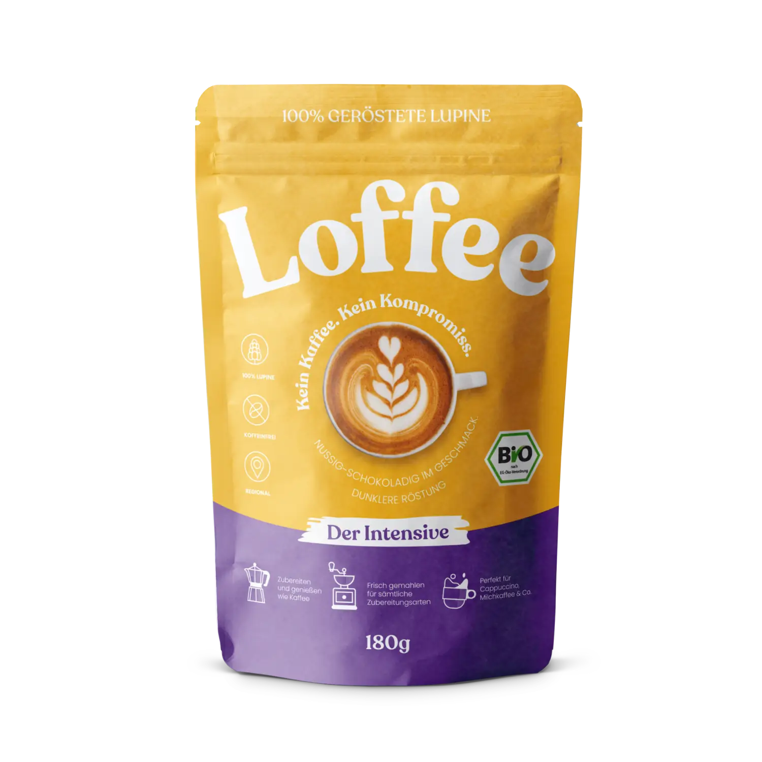 🎁 Bio Lupinenkaffee - "Der Intensive" Loffee (100% off)