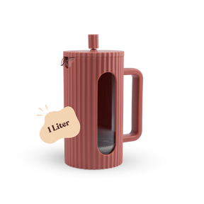 Driply French Press 1L | Terrakotta