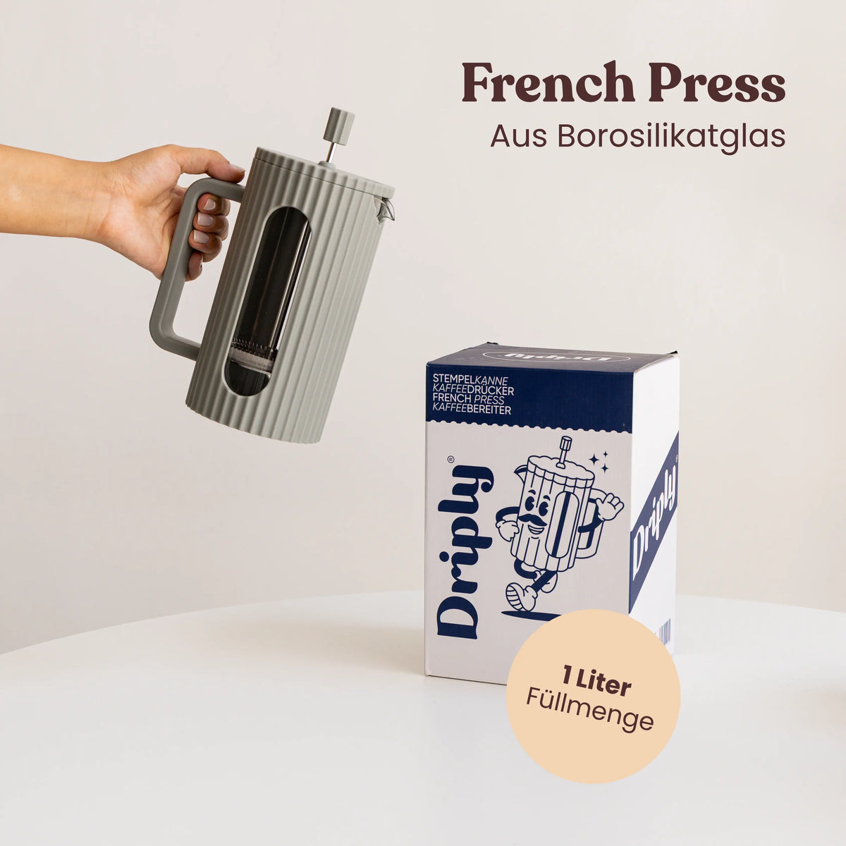 Driply French Press 1L | Mintgrün