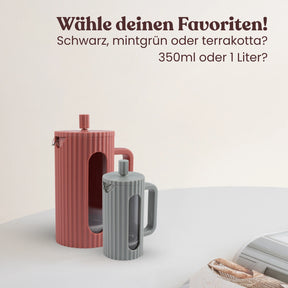 Driply French Press 1L | Terrakotta