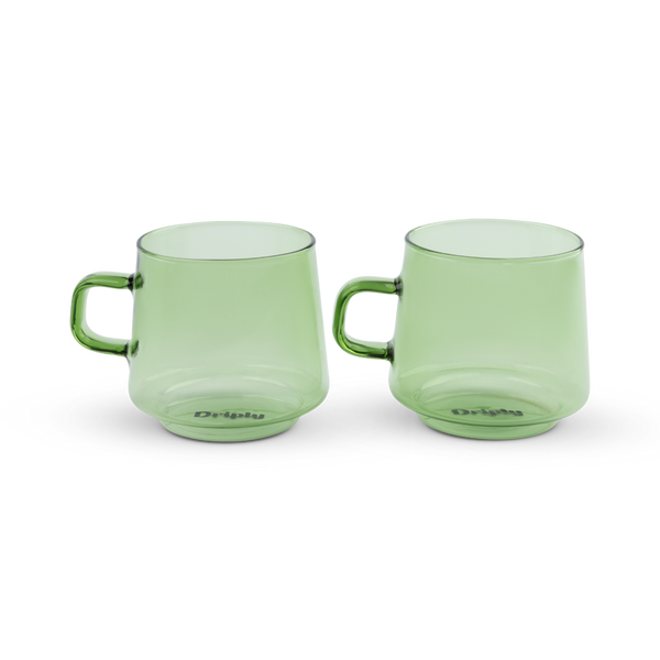 Driply Glastasse grün