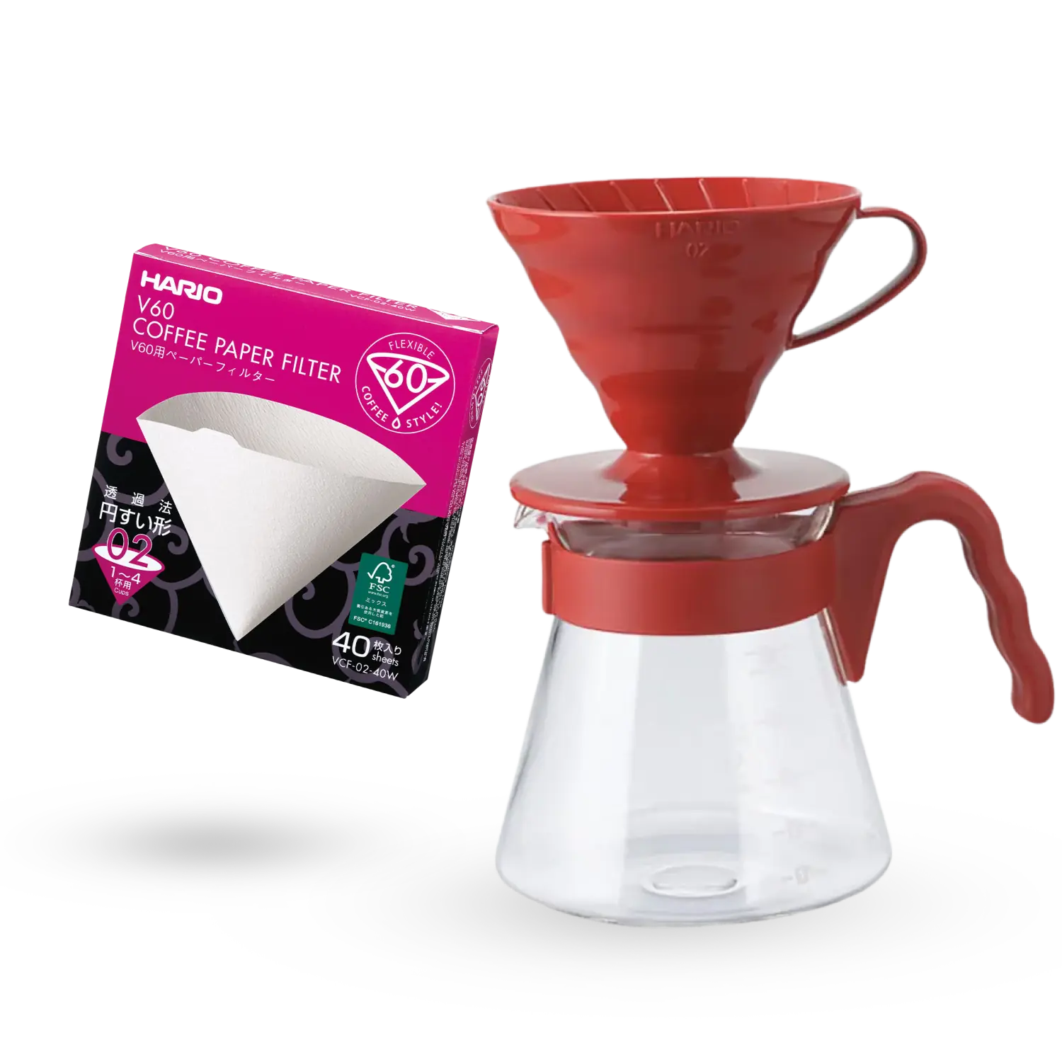 Einsteigerset Loffee-Zubereitung "Retro" (Hario V60)