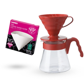 Einsteigerset Loffee-Zubereitung "Retro" (Hario V60)