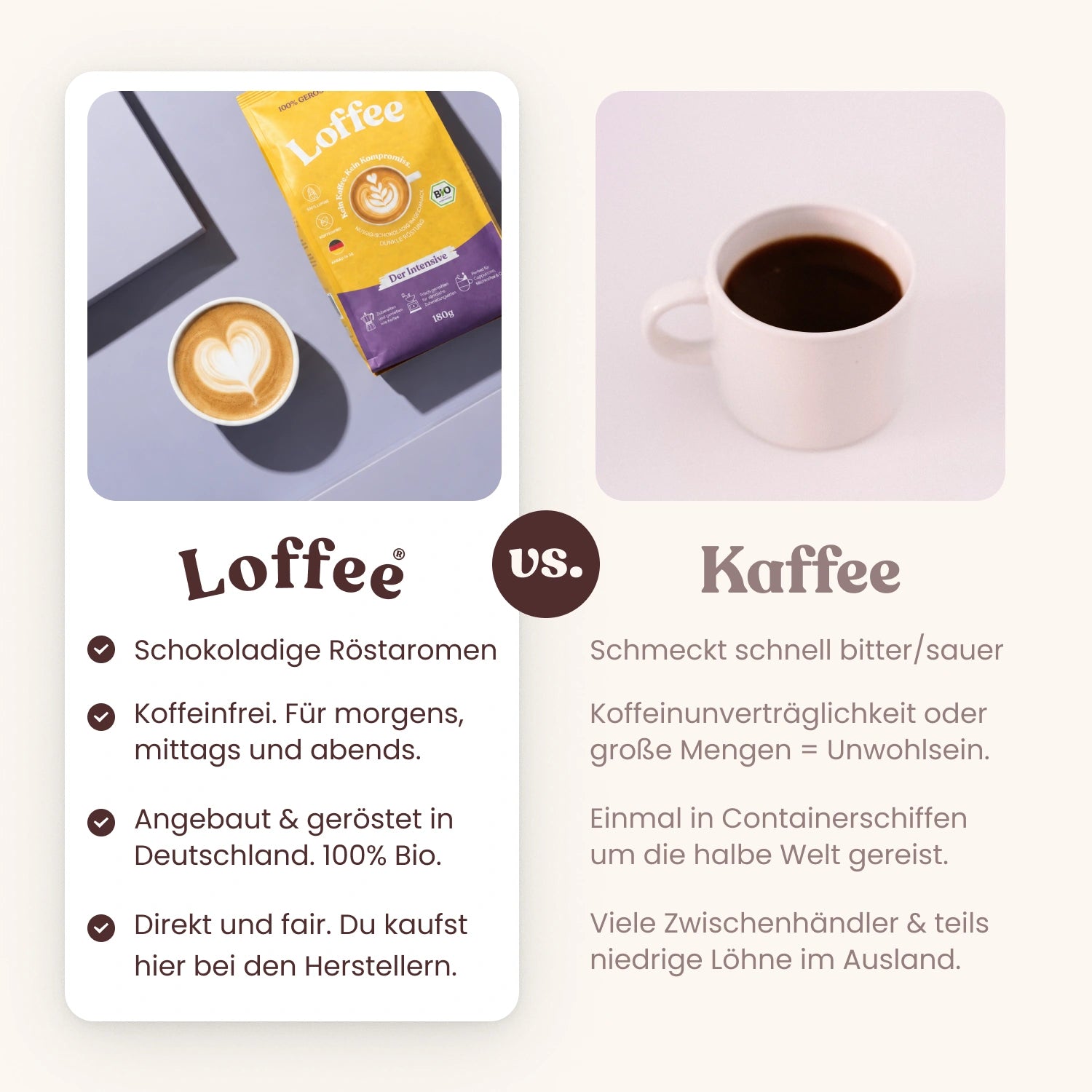Bio Lupinenkaffee Probierpaket - 3 x 180g
