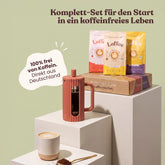 Loffee Starter-Set | 3 Sorten Bio Lupinenkaffee + French Press