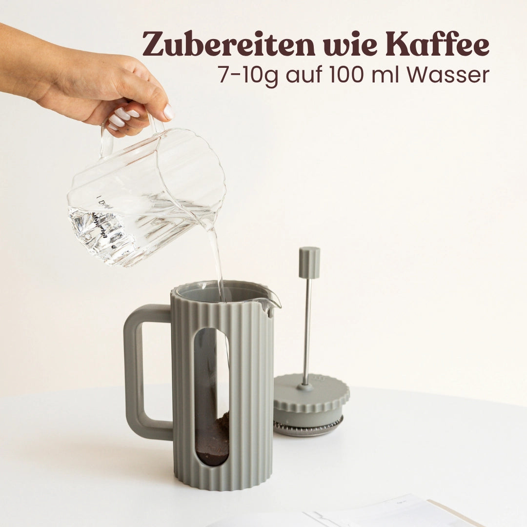 Loffee Starter-Set | 3 Sorten Bio Lupinenkaffee + French Press