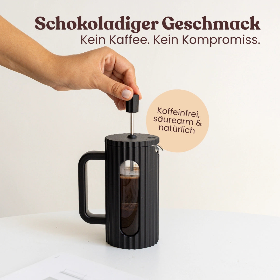 Loffee Starter-Set | 3 Sorten Bio Lupinenkaffee + French Press