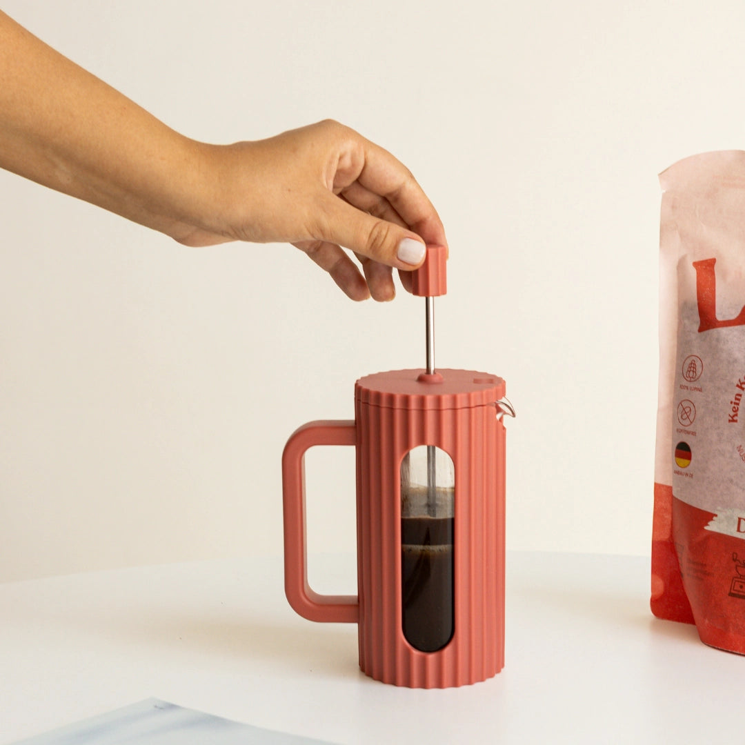 Loffee Starter-Set | 3 Sorten Bio Lupinenkaffee + French Press