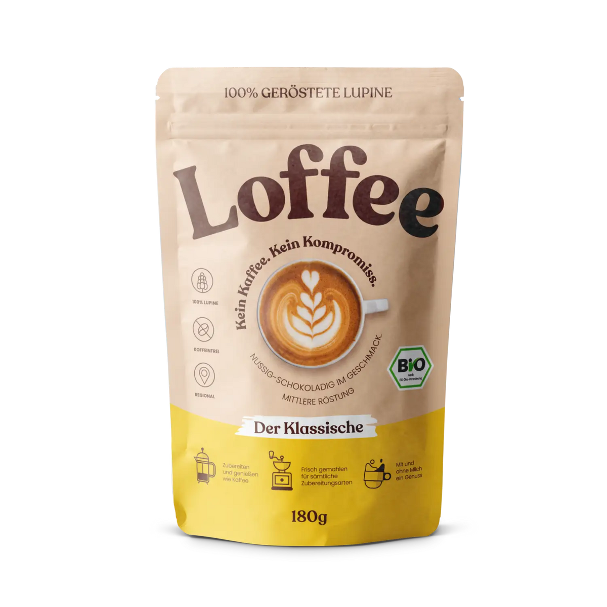 Organic lupin coffee - "The classic" Loffee